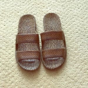 Brown Jesus sandals